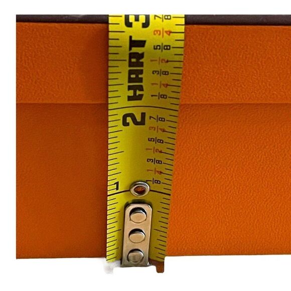 Authentic HERMES Paris Empty Gift Scarf Box 9” x 7.5” x 3” Storage Clutch Purse - Picture 7 of 8